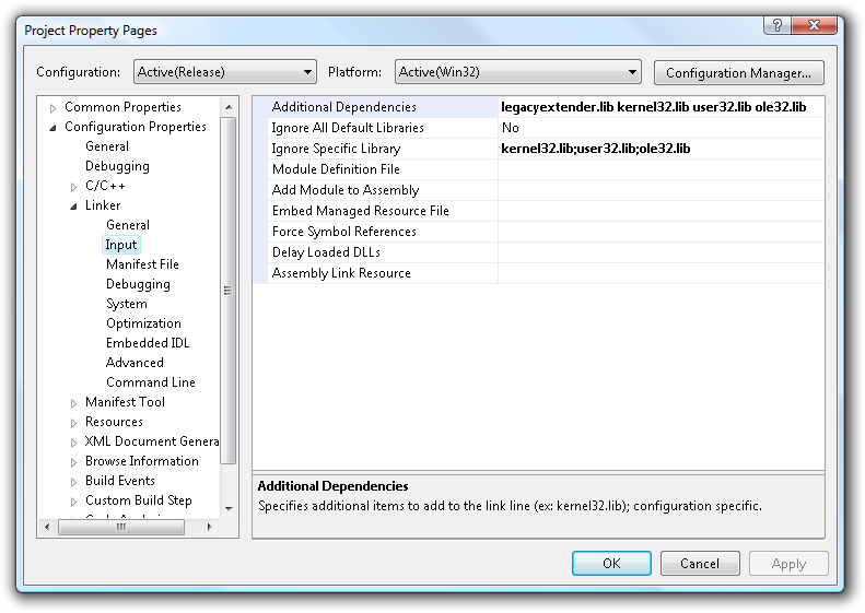 Click to view Legacy Extender 1.0.2.0 screenshot